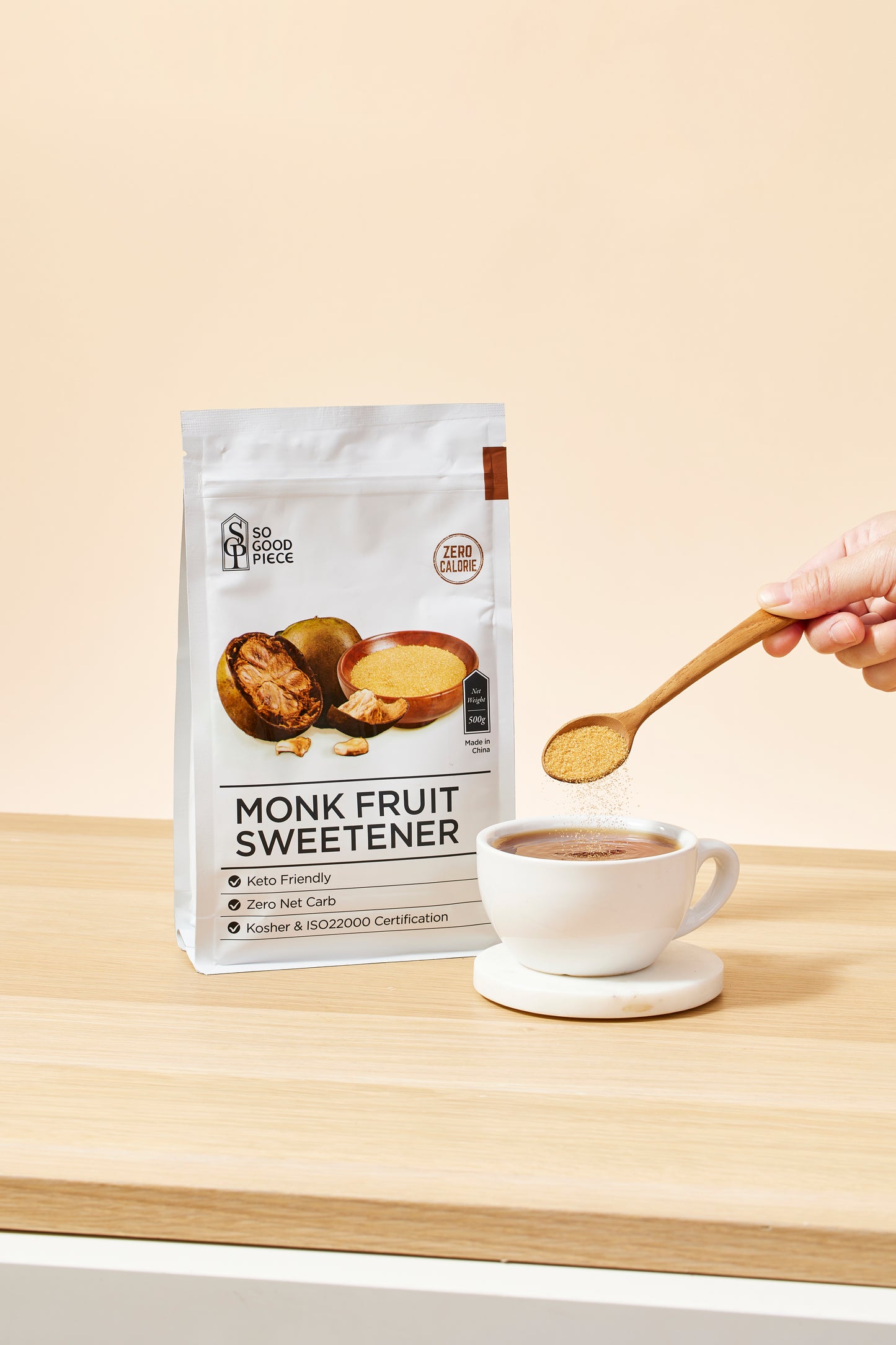 So Good Piece - 黃金羅漢果糖代糖 單包裝500克