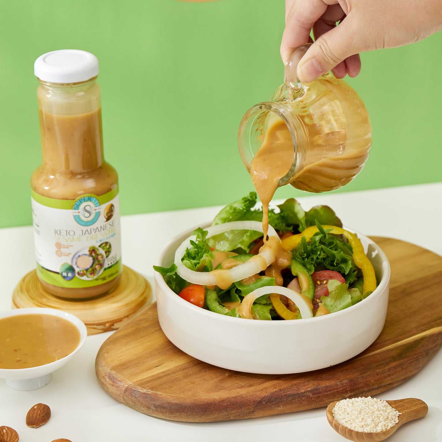 Super Lit 生酮純素 日式芝麻醬 (可作沙律醬、拌麵醬)超香濃!280g