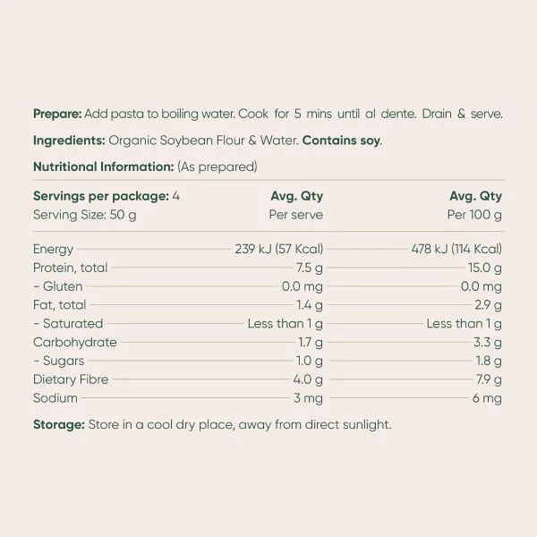 Slendier 有機黃豆意粉 200g