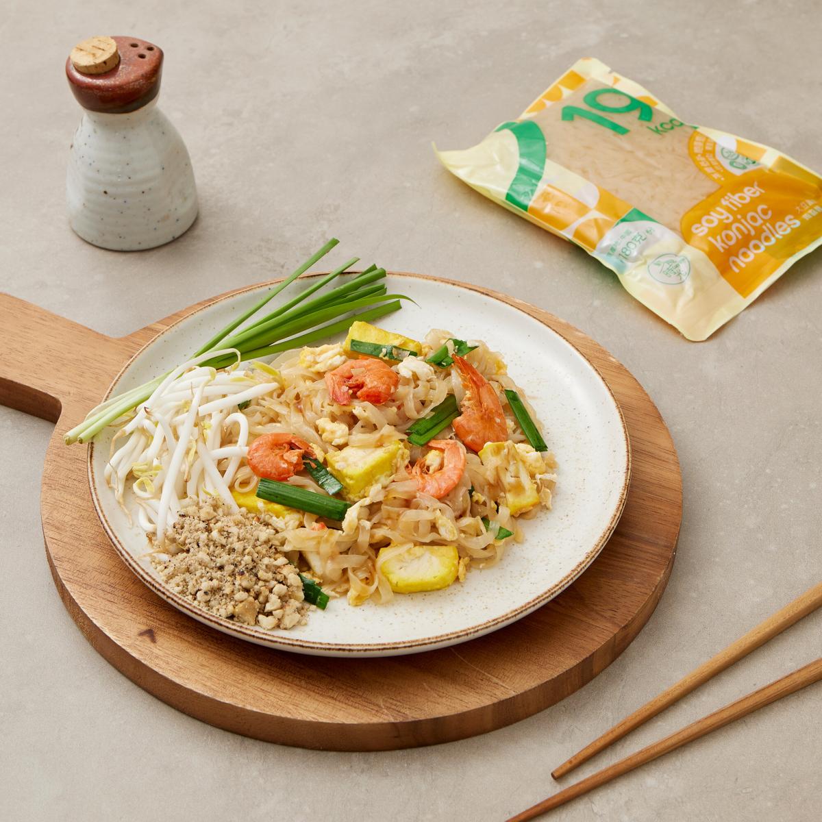 輕食時光 - 大豆纖維蒟蒻麵 單包裝 – 生酮飲食純素