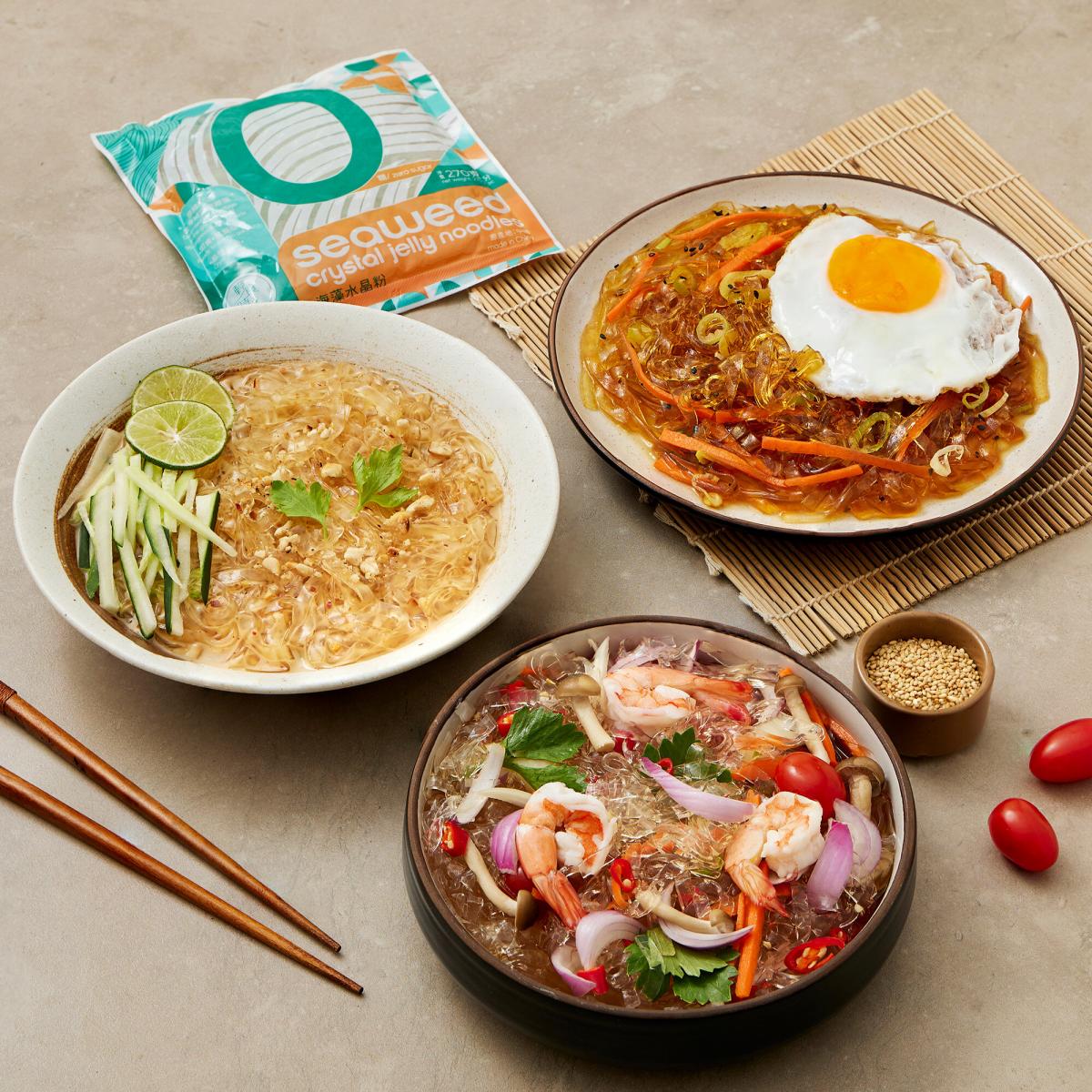 輕食時光 - 海藻水晶粉 單包裝 - 生酮飲食純素 (海藻麵)270g