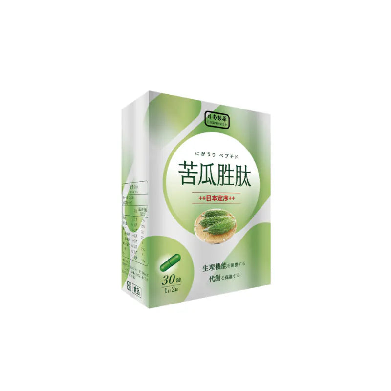 【日南製藥】定序苦瓜胜肽膠囊 (30粒/盒) | 控管糖份 | 有效阻斷油旨、避免吸收 | 瞄準血糖控制的開關