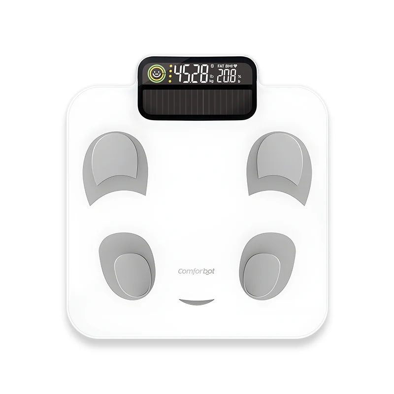 Comforbot|PV-Tech光能自充電專業級雙頻BIA智能健康數據監測家庭多用戶體脂磅PRO