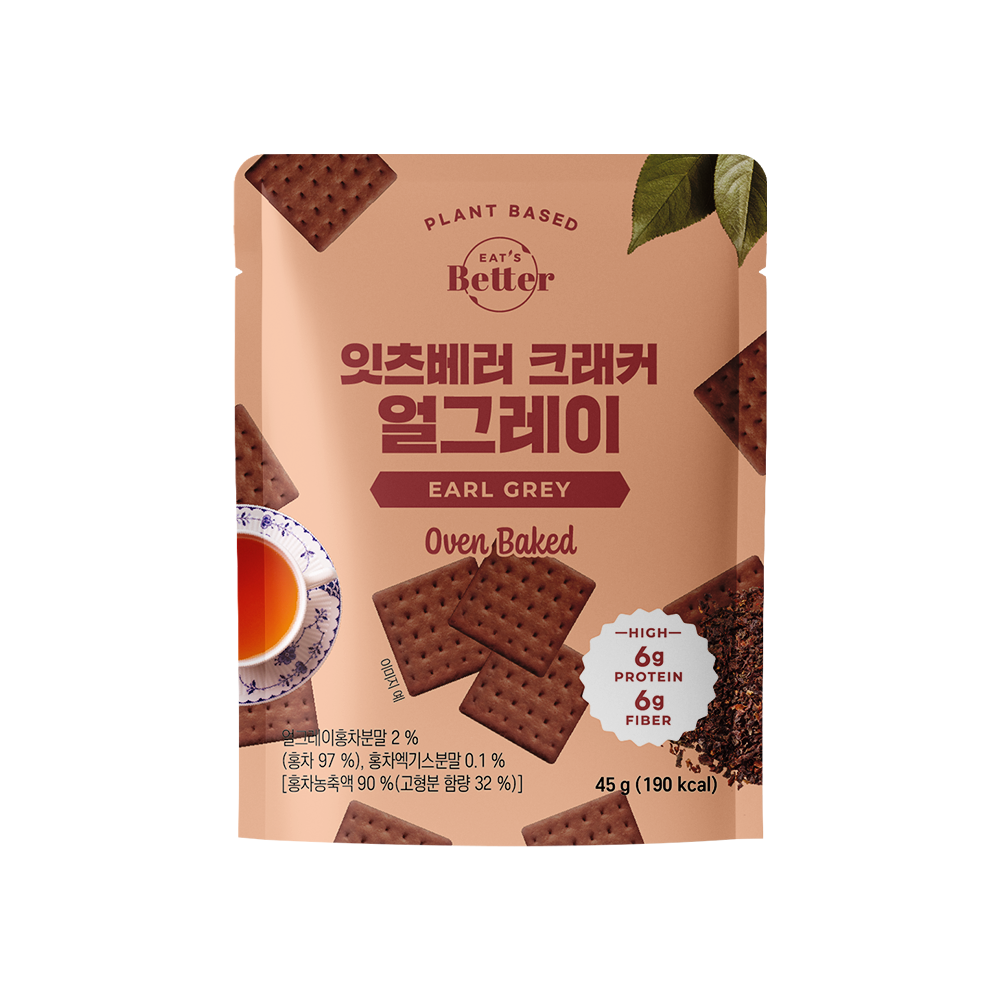 EAT'S Better - 全素高蛋白質小食脆餅 - 伯爵茶 |  1包6克蛋白質