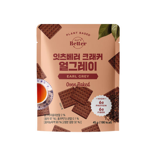 EAT'S Better - 全素高蛋白質小食脆餅 - 伯爵茶 |  1包6克蛋白質 (此日期前最佳:2027.01.06)