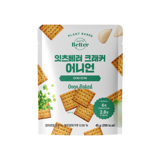 EAT'S Better - 全素高蛋白質小食脆餅 - 香蔥薄餅 | 1包6克蛋白質 (此日期前最佳:2026.12.17)