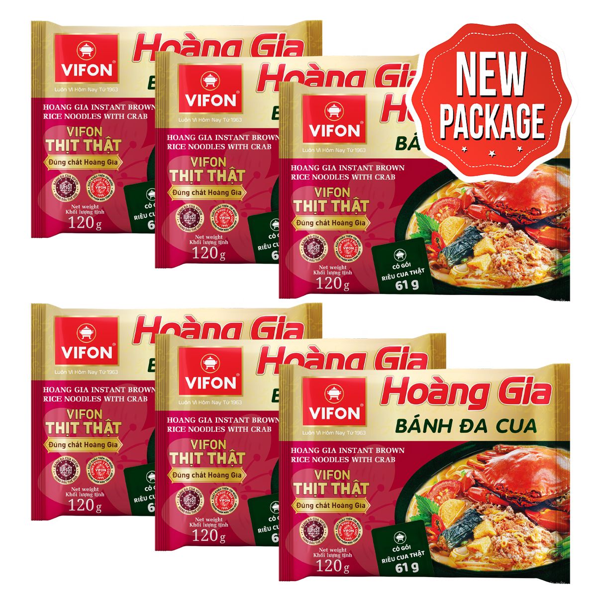 VIFON - 越南蟹肉糙米河粉 ☄️剩餘少量現貨發售‼️ [網店所有產品滿$300免運費🌟]